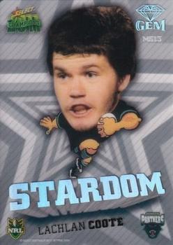 2011 NRL Champions - Stardom Mascot Gem #MG13 Lachlan Coote Front